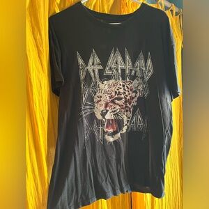 Def leppard tshirt XXL